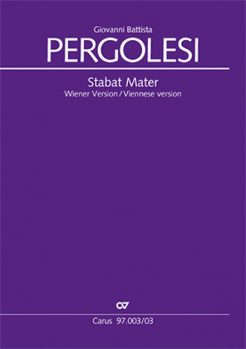 Stabat Mater: Vocal Score Satb  (In Der Wiener Version)