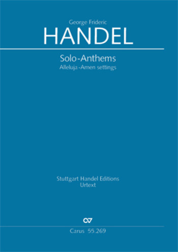 Solo Anthems (Alleluja-Amen Settings): Urtext: Vocal Score (carus)
