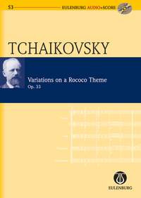 Variations On A Rococo Theme : Miniature Score(Audio Series No 53)