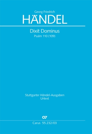 Dixit Dominus Psalm 110 (109) Vocal Score (Carus)