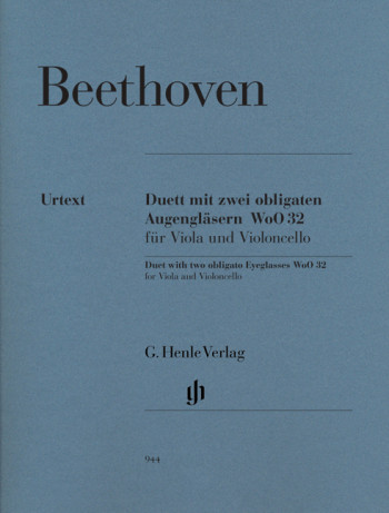 Duet With Two Obligato Eyeglases Wo032: Viola And Cello (Henle HN944)