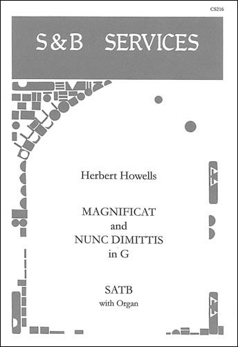Magnificat And Nunc Dimittis In G Magnificat And Nunc Dimittis In G (S&B)
