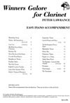 Winners Galore: Clarinet Piano Accompaniment