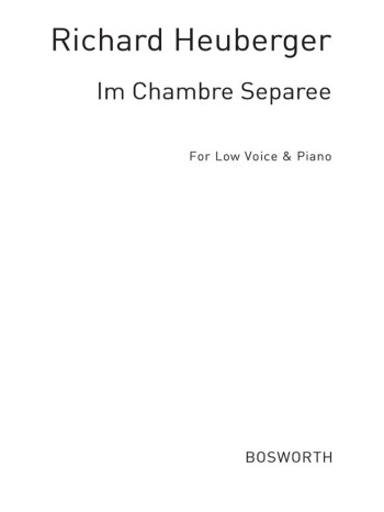Im Chambre Separee: Vocal: Low Voice