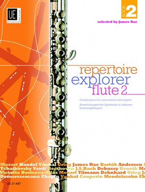 Repertoire Explorer: Book 2: Graded Pieces: Intermediate: Flute & Piano (Rae)