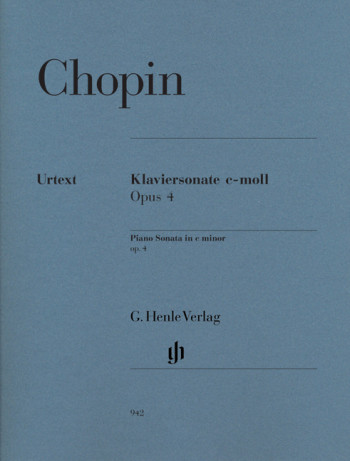 Sonata Op.4 C Minor: Piano (Henle)