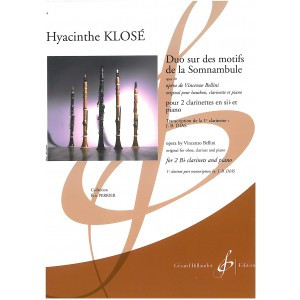 Duo Sur Des Motfis De La Somnambule: 2 Clarinets And Piano