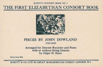 The Jacobean Consort Book: Recorder  And Piano