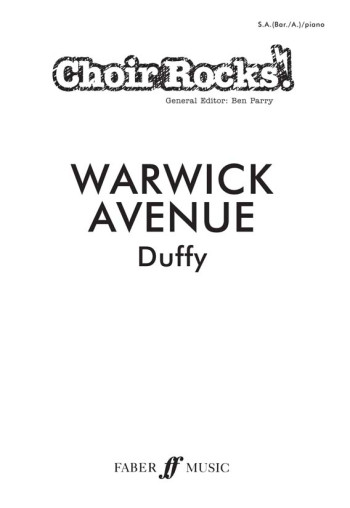 Choir Rocks: Warwick Avenue: Duffy: Vocal SAB