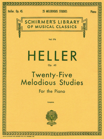25 Melodious Studies Op 45 Piano  (Schirmer)