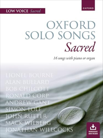 Oxford Solo Songs: Sacred: Low Voice With Piano