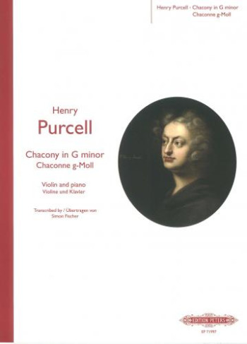 Chacony In G Minor: Violin & Piano (Peters)