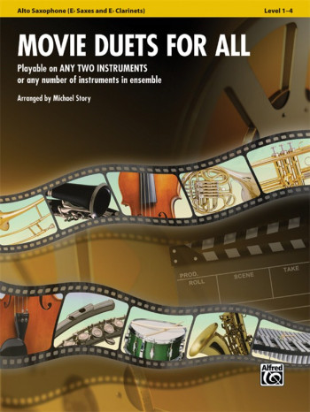 Movie Duets For All: Alto Saxophone: Level 1-4: