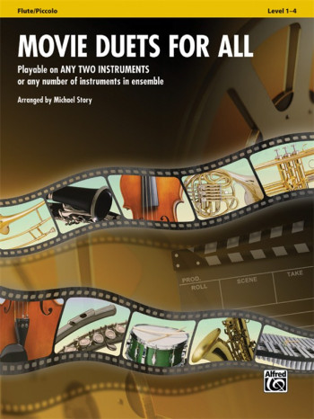 Movie Duets For All: Flute/Piccolo: Level 1-4