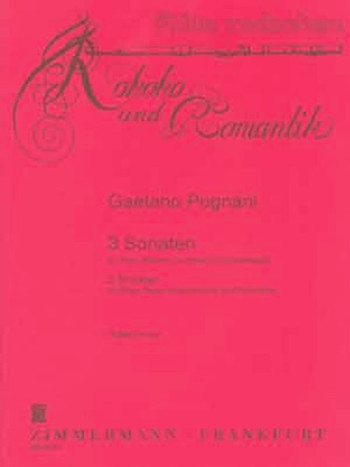 3 Sonatas: Trio: Flute Cello And Piano