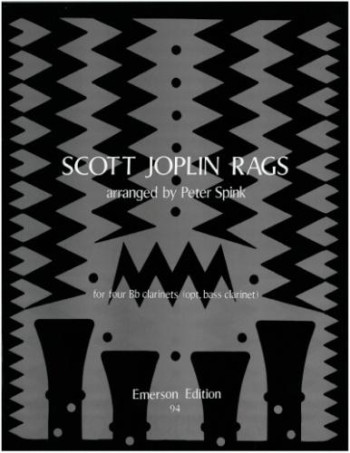 Joplin Rags: Clarinet Quartet: 4 Bb Clarinets With Optional Bass Part