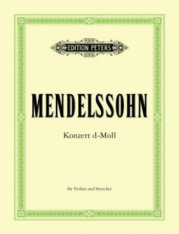 Concerto D Minor: Violin And Piano (Peters)