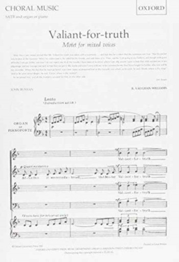 Valiant For Truth: SATB And Piano Introduction: Vocal