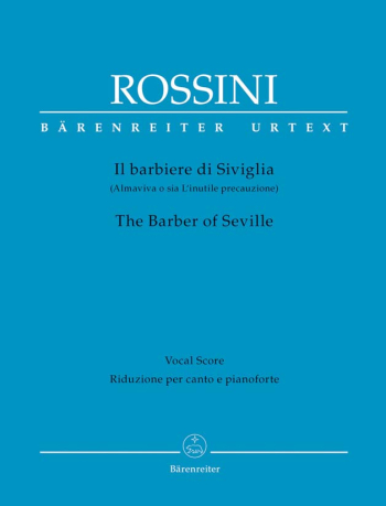 Rossini : Overture To Barber Of Seville: Vocal Score Hardback
