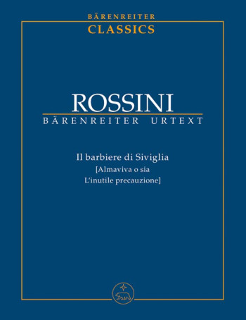 Overture To Barber Of SevilleStudy score (Barenreiter)