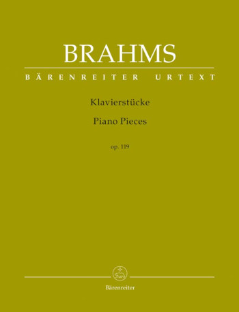 Piano Pieces: Op119: Piano (Barenreiter)