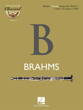 Classical Play-Along Vol 19: Brahms Clarrinet Sonata OP120 No 1: Clarinet Part And CD (De Haske)