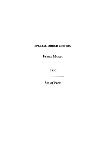 Trio: Op.38: Two Violins And Viola
