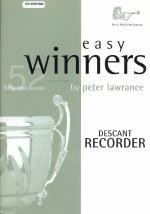 Easy Winners: Descant Recorder: Book & Cd  (Brasswind)