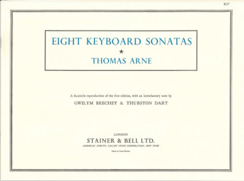 8 Keyboard Sonatas: Piano (Stainer & Bell)