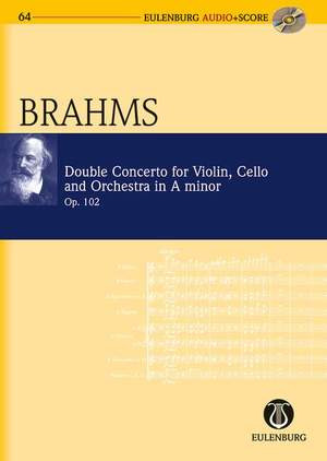 Double Concerto: Vln Vc And Orchestra: A Min: Op102: Miniature Score  & Cd (Audio Series No 64)