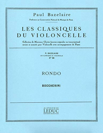 Rondo For Cello & Piano (Leduc)