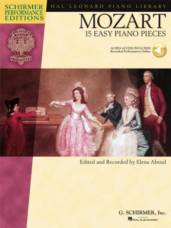 15 Easy Piano Pieces: Book And Audio: Schirmer Performance Edition