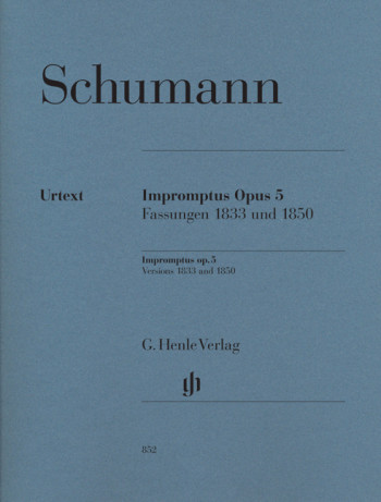 Impromptus Op.5: Versions 1833 And 1850: Piano ( Henle)