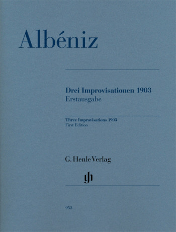 Three Improvisations (1903) (First Edition With Free Cd): Piano  (Henle HN953)