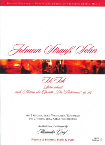 Tik Tak Polka: 2 Violins Viola Cello/Double Bass: Score And Parts