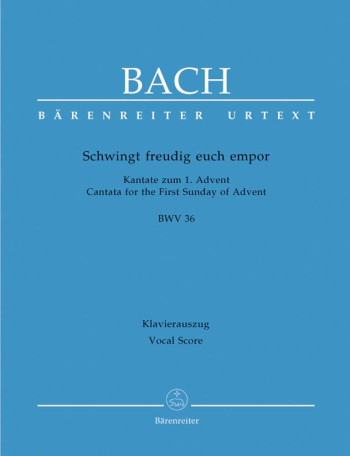 Cantata No.36: Cantata For The First Of Advent: Vocal Score (Barenreiter)