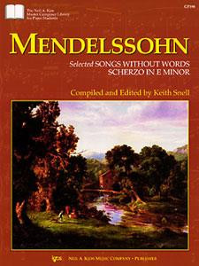 Scherzo E Minor OP16 No2:  Selected Songs Without Words: Piano