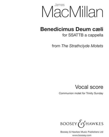 Benedicimus Deum Caeli: Mixed Voices A Cappella