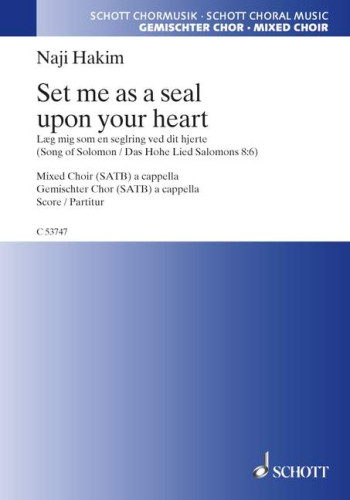 Set Me As A Seal Upon Your Heart: Mixed Voices A Capella