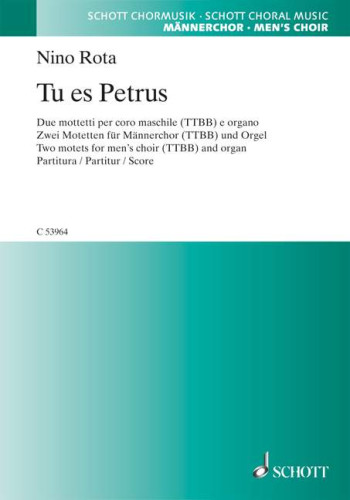 Tu Es Petrus: Male Choir And Organ