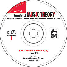 Alfred's Complete Essentials Of Music Theory: Ear Training: 1&2: Cd Only