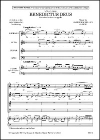 Benedictus Deus Mixed Choir (SATB) A Cappella