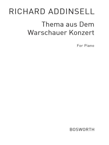 Theme From The Warsaw Concerto: Piano (Bosworth)