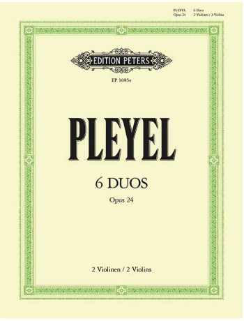 6 Duos Op.24 Violin Duet (Peters)