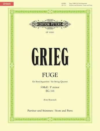 Fugue F Minor EG114: String Quartet Score & Parts (Peters)