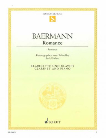 Romanze: Clarinet & Piano (Schott)