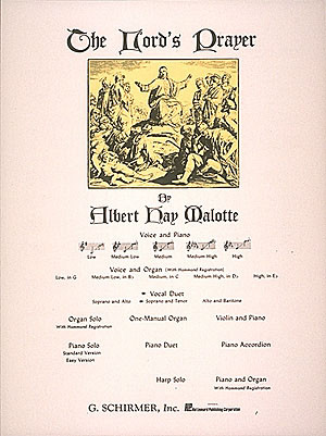 Lords Prayer For Soprano And Tenor Voice & Piano