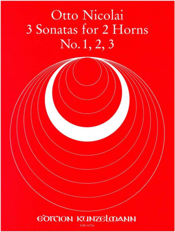 Three Sonatas For Horns Sonatas 1 2 & 3 (Kunzelmann)