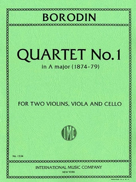 Borodin: String Quartet: 1: A Major: Parts