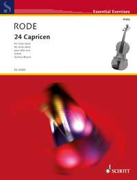 24 Caprices: Viola Solo (Schott)